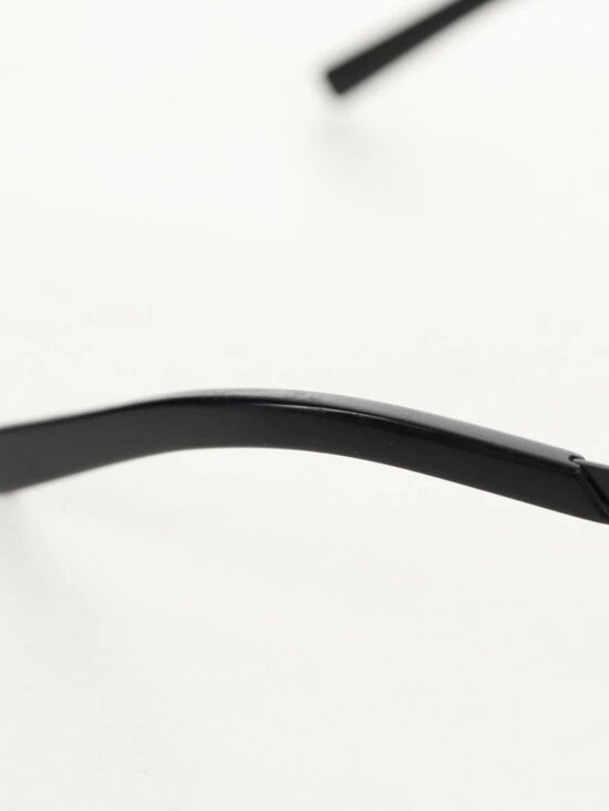 PRADA Sunglasses metal Black SPR511 Auth main image 13